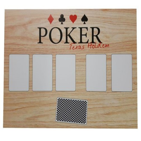 Holz Spielbrett - Poker