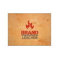Bierkistensitz Holz - Brandlöscher